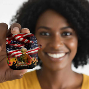 Harriet Tubman AirPods Case American Flag Background Underground Railroad Quote Powerful Civil Rights - African Pride