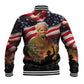 Harriet Tubman Baseball Jacket American Flag Background Underground Railroad Quote Powerful Civil Rights - African Pride
