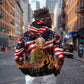 Harriet Tubman Hoodie American Flag Background Underground Railroad Quote Powerful Civil Rights - African Pride