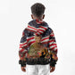 Harriet Tubman Kid Hoodie American Flag Background Underground Railroad Quote Powerful Civil Rights - African Pride
