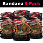 Harriet Tubman Neck Gaiter American Flag Background Underground Railroad Quote Powerful Civil Rights - African Pride