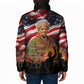 Harriet Tubman Padded Jacket American Flag Background Underground Railroad Quote Powerful Civil Rights - African Pride