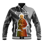 Harriet Tubman Baseball Jacket American Flag Background Civil Rights Quote Keep Going Tribute Design - African Pride