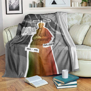 Harriet Tubman Blanket American Flag Background Civil Rights Quote Keep Going Tribute Design - African Pride