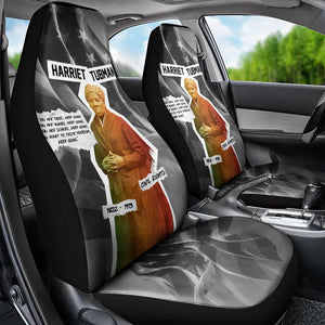 Harriet Tubman Car Seat Cover American Flag Background Civil Rights Quote Keep Going Tribute Design - African Pride