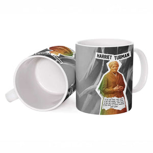 Harriet Tubman Ceramic Mug American Flag Background Civil Rights Quote Keep Going Tribute Design - African Pride