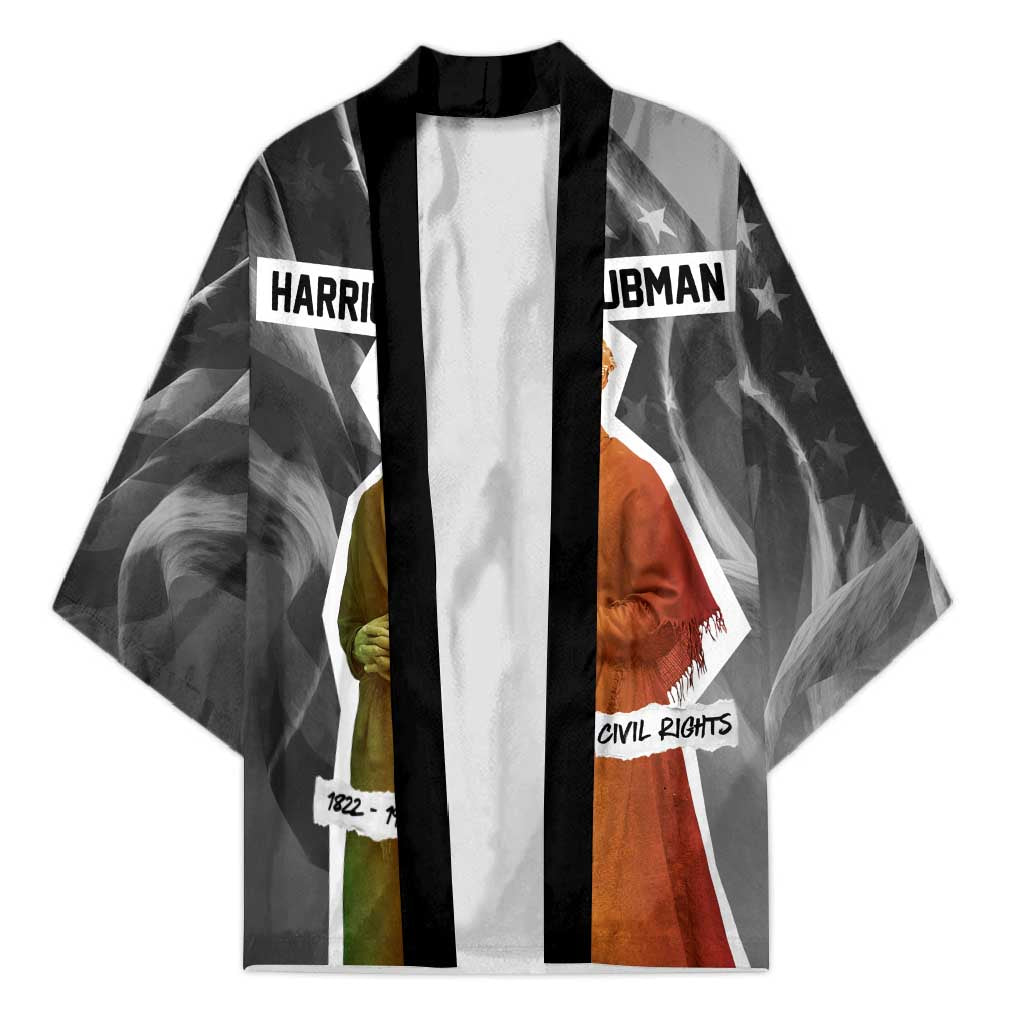Harriet Tubman Kimono American Flag Background Civil Rights Quote Keep Going Tribute Design - African Pride