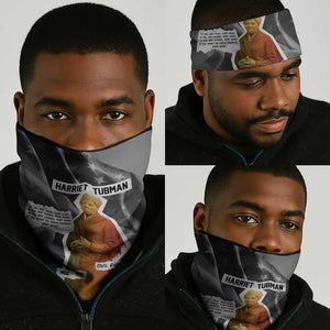 Harriet Tubman Neck Gaiter American Flag Background Civil Rights Quote Keep Going Tribute Design - African Pride