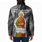 Harriet Tubman Padded Jacket American Flag Background Civil Rights Quote Keep Going Tribute Design - African Pride