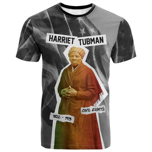 Harriet Tubman T shirt American Flag Background Civil Rights Quote Keep Going Tribute Design TS04