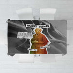 Harriet Tubman Tablecloth American Flag Background Civil Rights Quote Keep Going Tribute Design - African Pride