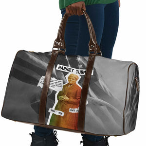 Harriet Tubman Travel Bag American Flag Background Civil Rights Quote Keep Going Tribute Design - African Pride