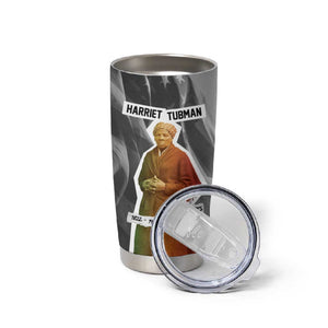 Harriet Tubman Tumbler Cup American Flag Background Civil Rights Quote Keep Going Tribute Design - African Pride