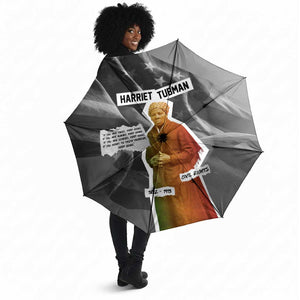 Harriet Tubman Umbrella American Flag Background Civil Rights Quote Keep Going Tribute Design - African Pride