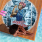 Harriet Tubman Beach Blanket Newspaper Collage Design We Out Quote Strong Woman Tribute Underground Railroad Legacy - African Pride
