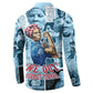Harriet Tubman Button Sweatshirt Newspaper Collage Design We Out Quote Strong Woman Tribute Underground Railroad Legacy