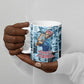 Harriet Tubman Ceramic Mug Newspaper Collage Design We Out Quote Strong Woman Tribute Underground Railroad Legacy - African Pride