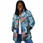 Harriet Tubman Padded Jacket Newspaper Collage Design We Out Quote Strong Woman Tribute Underground Railroad Legacy - African Pride