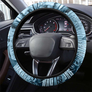 Harriet Tubman Steering Wheel Cover Newspaper Collage Design We Out Quote Strong Woman Tribute Underground Railroad Legacy - African Pride