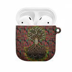 Black Heritage Tree AirPods Case African Root Black History Kente Pattern
