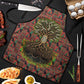 Black Heritage Tree Apron African Root Black History Kente Pattern