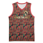 Black Heritage Tree Basketball Jersey African Root Black History Kente Pattern