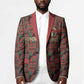 Black Heritage Tree Blazer African Root Black History Kente Pattern