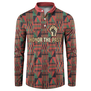 Black Heritage Tree Button Sweatshirt African Root Black History Kente Pattern