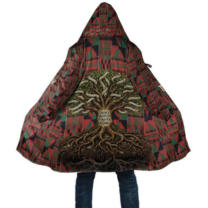 Black Heritage Tree Cloak African Root Black History Kente Pattern