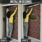 Black Heritage Tree Door Cover African Root Black History Kente Pattern