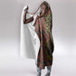 Black Heritage Tree Hooded Blanket African Root Black History Kente Pattern