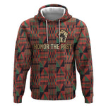 Black Heritage Tree Hoodie African Root Black History Kente Pattern