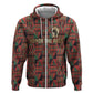 Black Heritage Tree Hoodie African Root Black History Kente Pattern