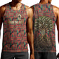 Black Heritage Tree Men Tank Top African Root Black History Kente Pattern