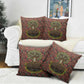 Black Heritage Tree Pillow Cover African Root Black History Kente Pattern