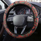 Black Heritage Tree Steering Wheel Cover African Root Black History Kente Pattern