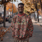 Black Heritage Tree Sweatshirt African Root Black History Kente Pattern