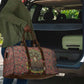 Black Heritage Tree Travel Bag African Root Black History Kente Pattern