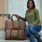 Black Heritage Tree Travel Bag African Root Black History Kente Pattern