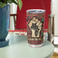 Black Heritage Tree Tumbler Cup African Root Black History Kente Pattern
