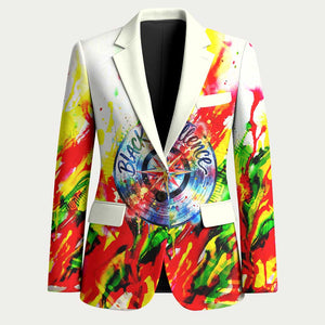 MLK Black Excellence Blazer Martin Luther King Jr Colorful Abstract Watercolor