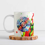 MLK Black Excellence Ceramic Mug Martin Luther King Jr Colorful Abstract Watercolor