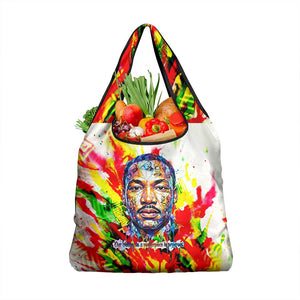 MLK Black Excellence Grocery Bag Martin Luther King Jr Colorful Abstract Watercolor
