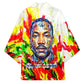 MLK Black Excellence Kimono Martin Luther King Jr Colorful Abstract Watercolor