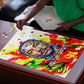 MLK Black Excellence Puzzle Martin Luther King Jr Colorful Abstract Watercolor