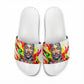MLK Black Excellence Slide Sandals Martin Luther King Jr Colorful Abstract Watercolor