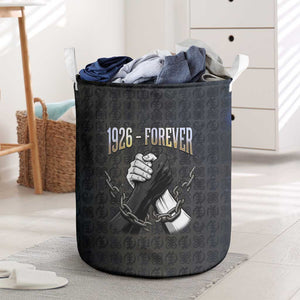 1926 Forever Black History Month Laundry Basket Broken Chains Freedom Adinkra Symbol