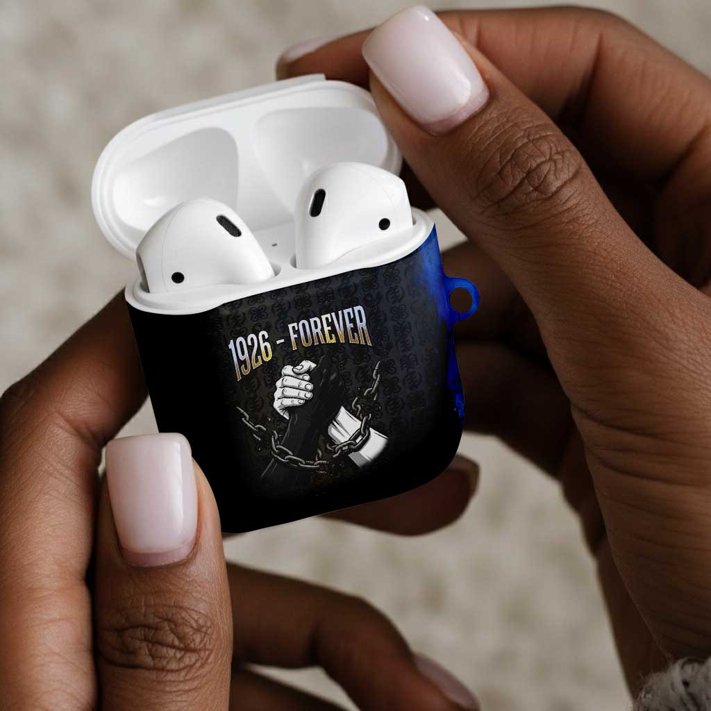 1926 Forever Black History Month AirPods Case Broken Chains Freedom Adinkra Symbol