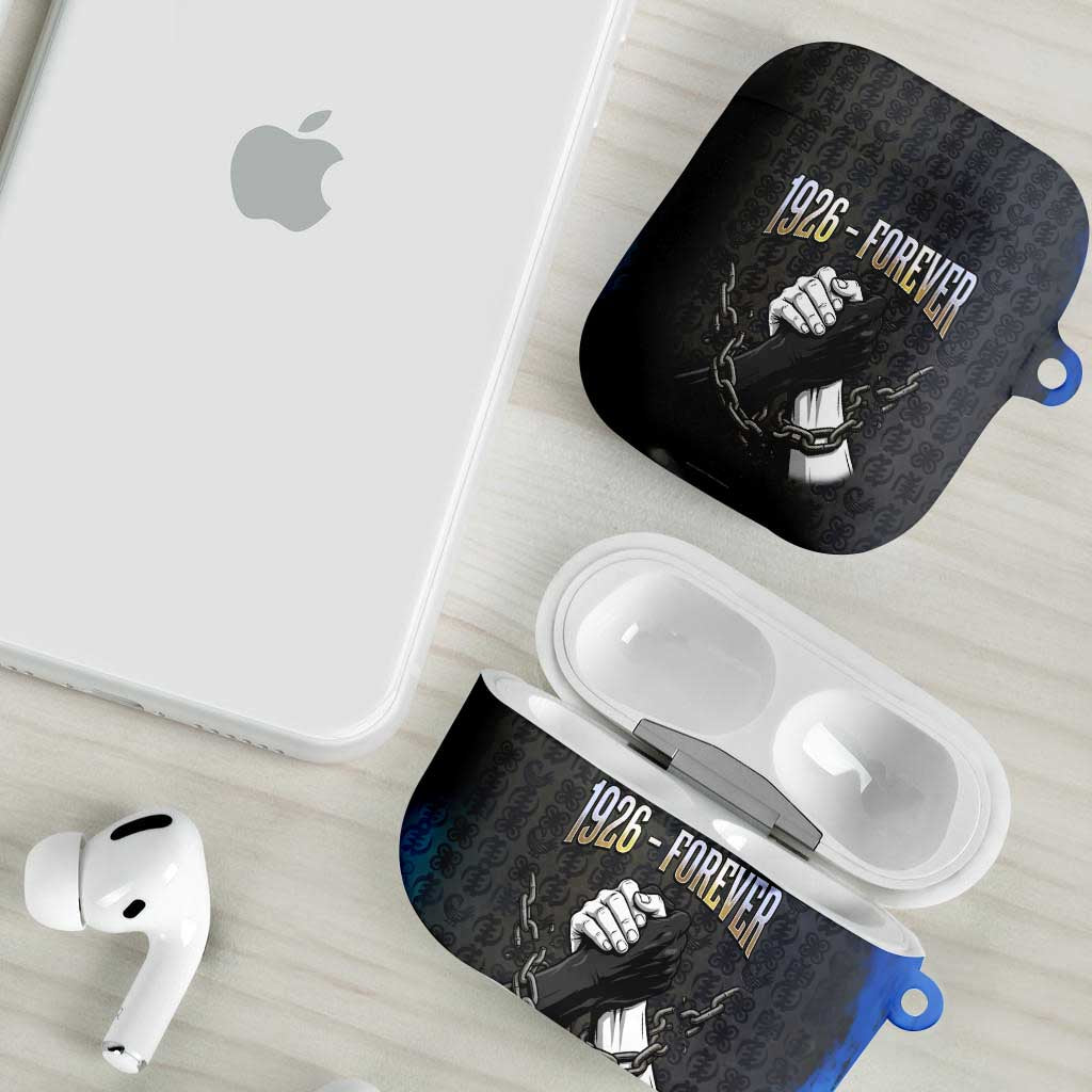 1926 Forever Black History Month AirPods Case Broken Chains Freedom Adinkra Symbol