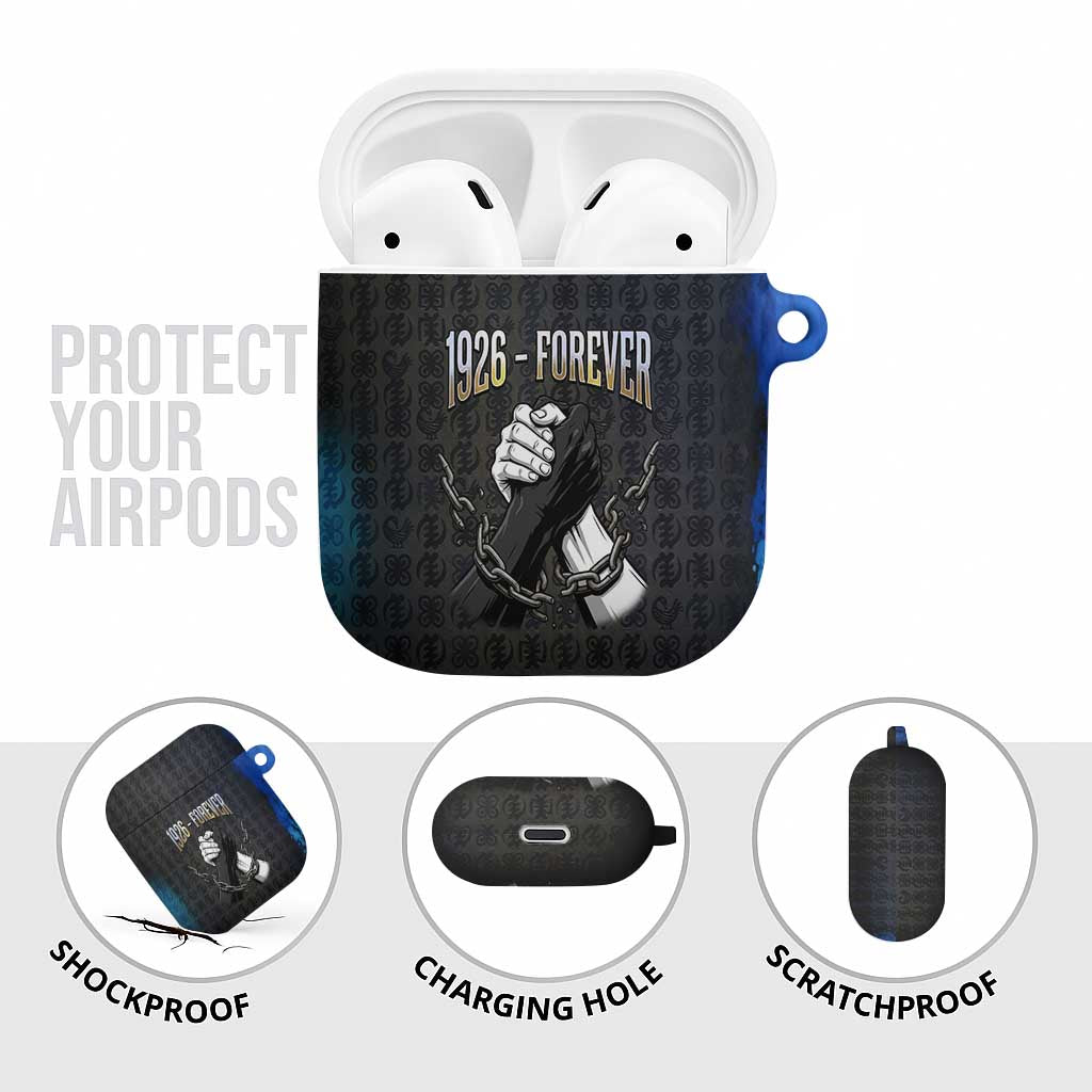 1926 Forever Black History Month AirPods Case Broken Chains Freedom Adinkra Symbol